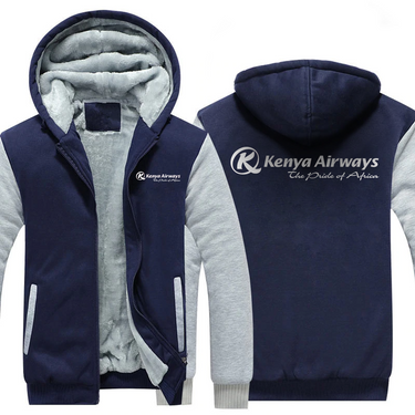 KENYA AIRLINES JACKETS FLEECE SWEATSHIRT